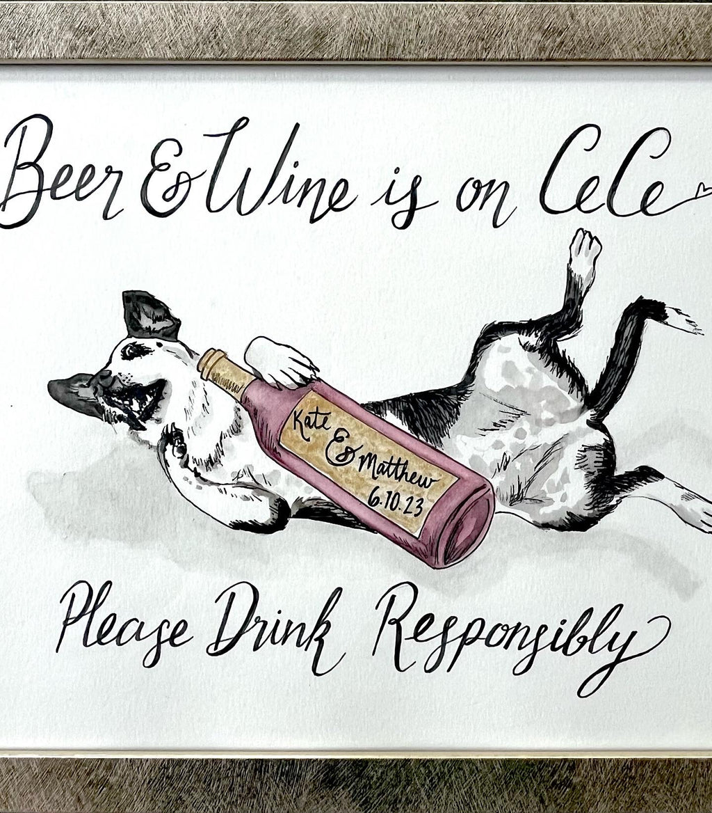 Pet Cocktail sign