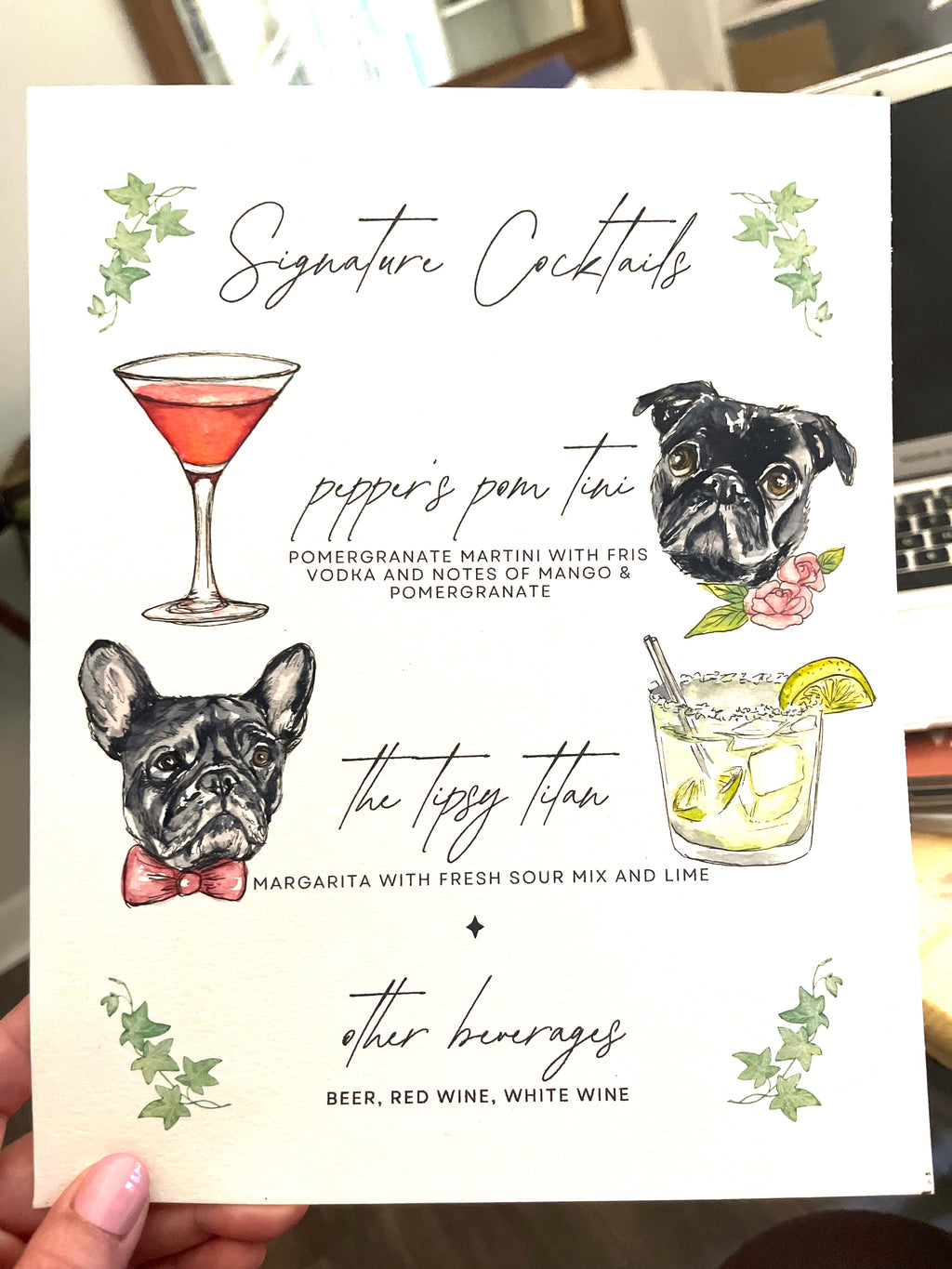 Pet Cocktail sign