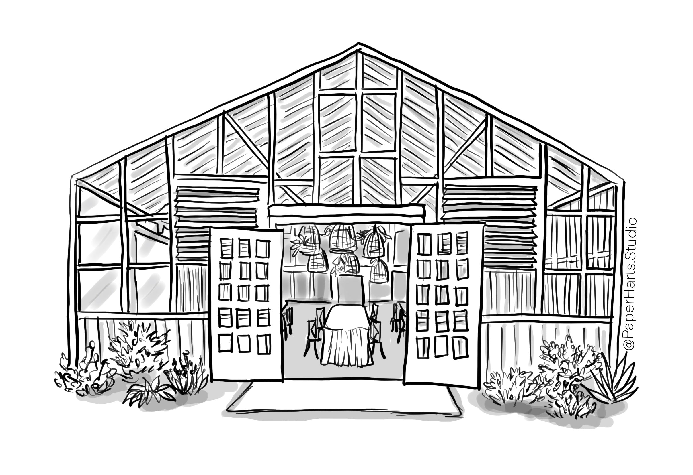 Digital House/Venue Rendering