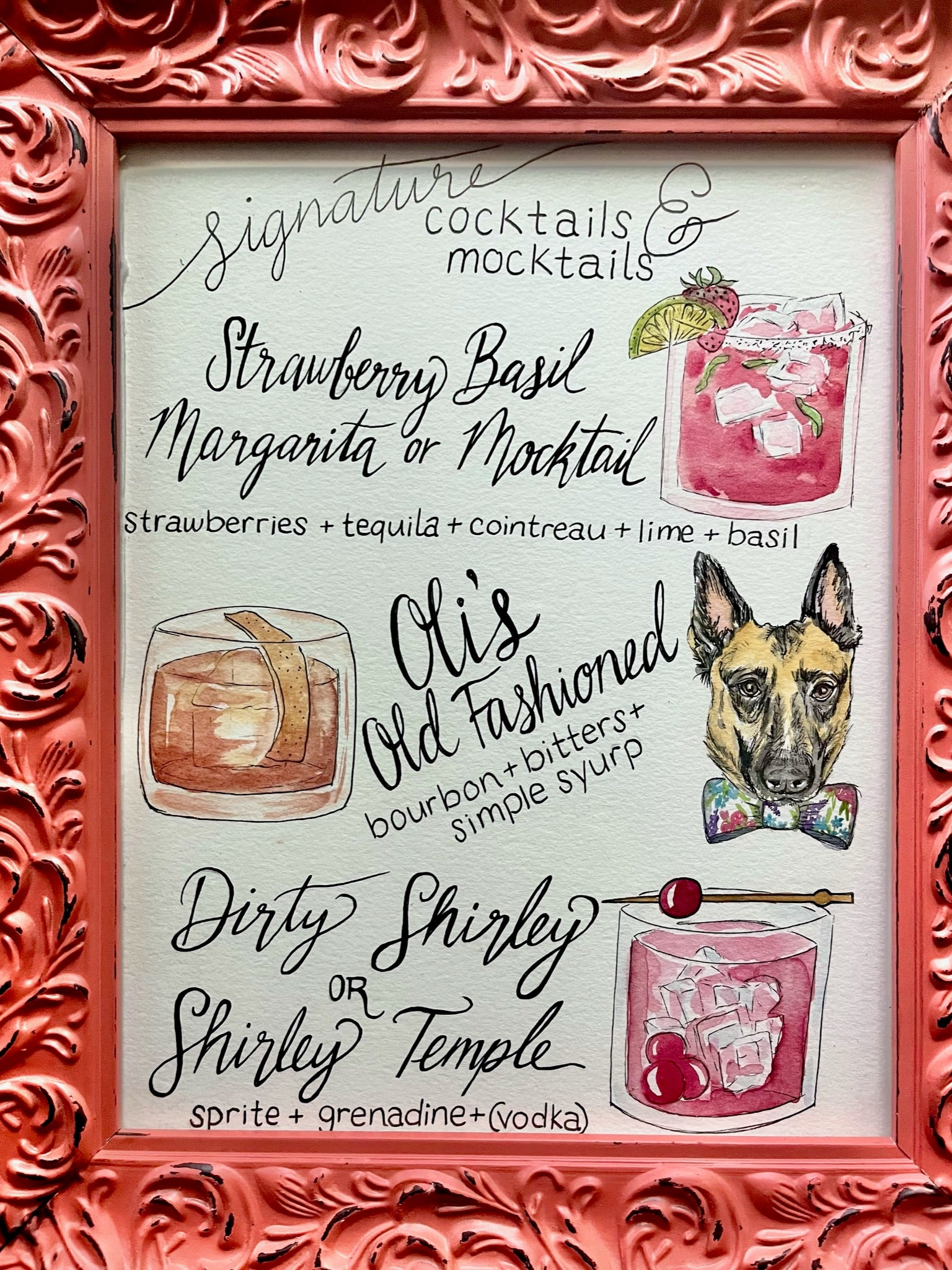 Pet Cocktail sign