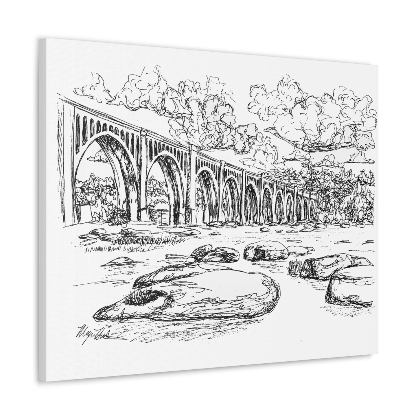 RVA Bridge on Canvas