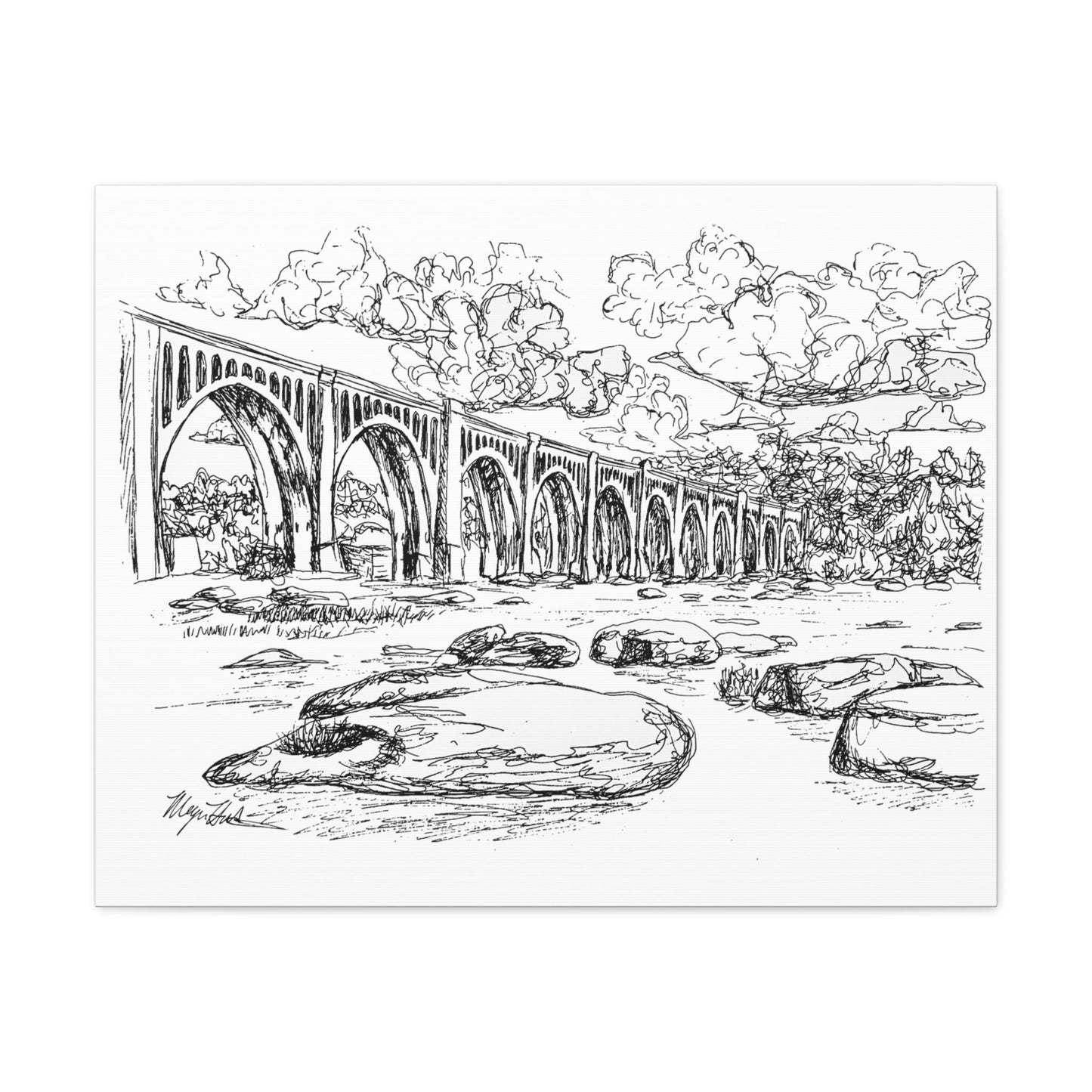 RVA Bridge on Canvas